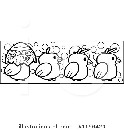 Royalty-Free (RF) Chicks Clipart Illustration by Cory Thoman - Stock Sample #1156420