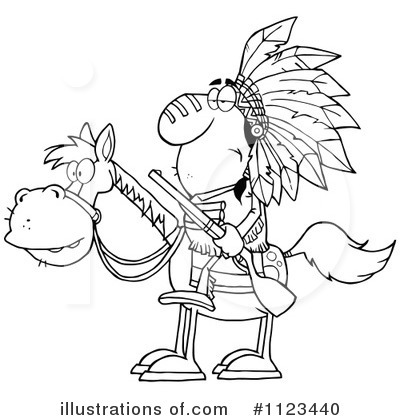 Royalty-Free (RF) Chief Clipart Illustration by Hit Toon - Stock Sample #1123440
