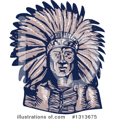 Royalty-Free (RF) Chief Clipart Illustration by patrimonio - Stock Sample #1313675