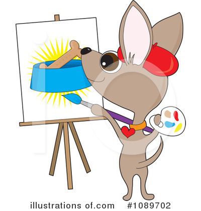 Chihuahua Clipart #1089702 by Maria Bell