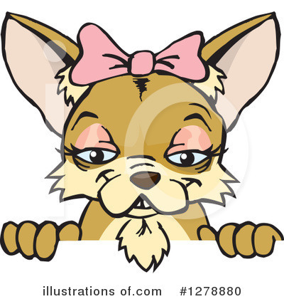 Royalty-Free (RF) Chihuahua Clipart Illustration by Dennis Holmes Designs - Stock Sample #1278880
