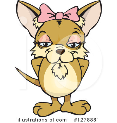 Royalty-Free (RF) Chihuahua Clipart Illustration by Dennis Holmes Designs - Stock Sample #1278881