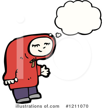 Royalty-Free (RF) Child In Hoodie Clipart Illustration by lineartestpilot - Stock Sample #1211070