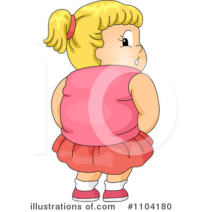 Royalty-Free (RF) Child Obesity Clipart Illustration by BNP Design Studio - Stock Sample #1104180