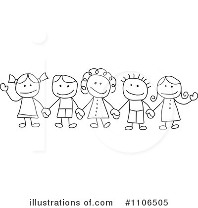 Friends Clipart #1106505 by C Charley-Franzwa