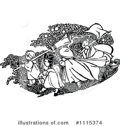 Royalty-Free (RF) Children Clipart Illustration by Prawny Vintage - Stock Sample #1115374