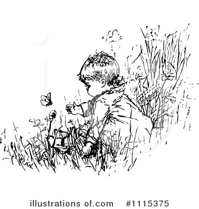 Royalty-Free (RF) Children Clipart Illustration by Prawny Vintage - Stock Sample #1115375