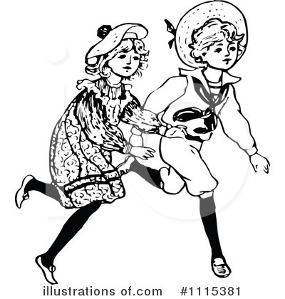 Royalty-Free (RF) Children Clipart Illustration by Prawny Vintage - Stock Sample #1115381