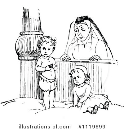Royalty-Free (RF) Children Clipart Illustration by Prawny Vintage - Stock Sample #1119699