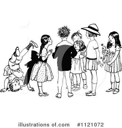 Royalty-Free (RF) Children Clipart Illustration by Prawny Vintage - Stock Sample #1121072