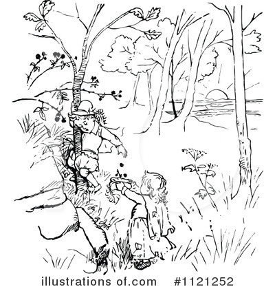 Royalty-Free (RF) Children Clipart Illustration by Prawny Vintage - Stock Sample #1121252