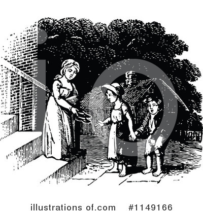 Royalty-Free (RF) Children Clipart Illustration by Prawny Vintage - Stock Sample #1149166