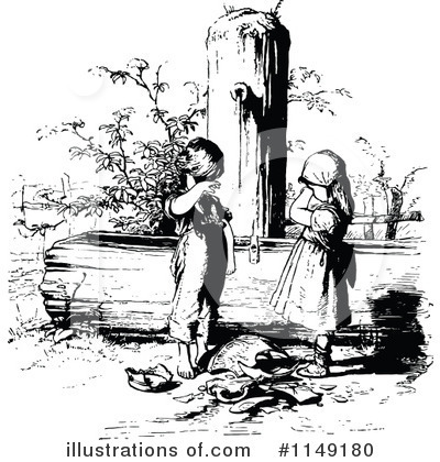 Royalty-Free (RF) Children Clipart Illustration by Prawny Vintage - Stock Sample #1149180