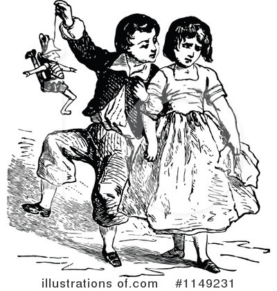 Royalty-Free (RF) Children Clipart Illustration by Prawny Vintage - Stock Sample #1149231