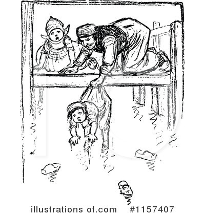 Royalty-Free (RF) Children Clipart Illustration by Prawny Vintage - Stock Sample #1157407