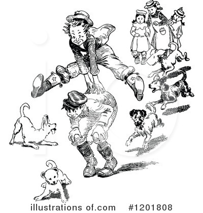 Royalty-Free (RF) Children Clipart Illustration by Prawny Vintage - Stock Sample #1201808