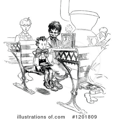 Royalty-Free (RF) Children Clipart Illustration by Prawny Vintage - Stock Sample #1201809
