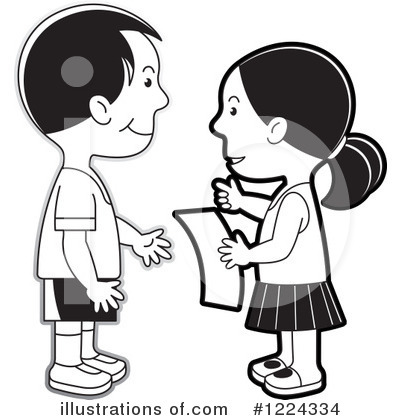 Royalty-Free (RF) Children Clipart Illustration by Lal Perera - Stock Sample #1224334