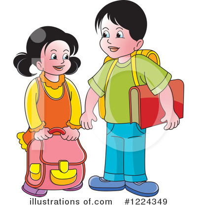 Royalty-Free (RF) Children Clipart Illustration by Lal Perera - Stock Sample #1224349
