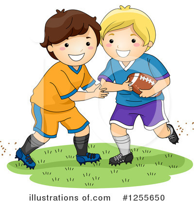 American Football Clipart #1255650 by BNP Design Studio