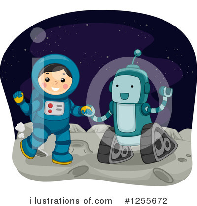 Astronaut Clipart #1255672 by BNP Design Studio