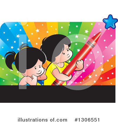 Coloring Clipart #1306551 by Lal Perera