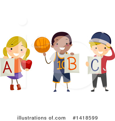 Basketball Clipart #1418599 by BNP Design Studio