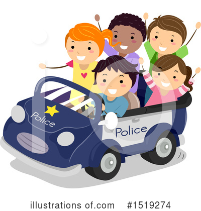 Police Car Clipart #1519274 by BNP Design Studio