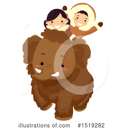 Woolly Mammoth Clipart #1519282 by BNP Design Studio