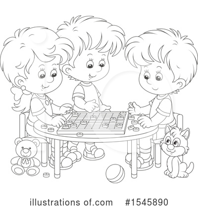 Royalty-Free (RF) Children Clipart Illustration by Alex Bannykh - Stock Sample #1545890