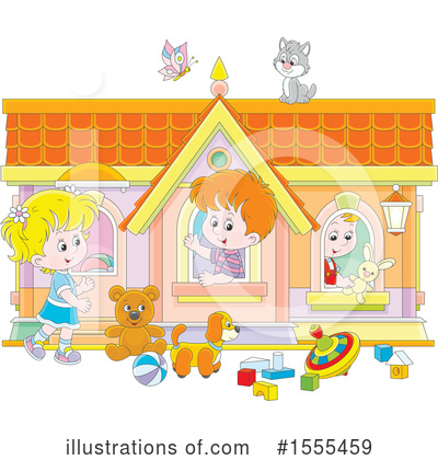 Royalty-Free (RF) Children Clipart Illustration by Alex Bannykh - Stock Sample #1555459