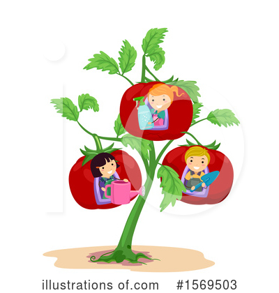 Tomatoes Clipart #1569503 by BNP Design Studio