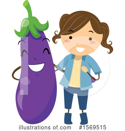 Eggplant Clipart #1569515 by BNP Design Studio