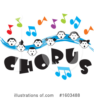 Singing Clipart #1603488 by Johnny Sajem