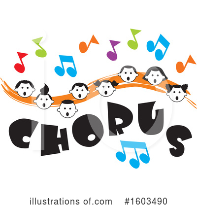 Singing Clipart #1603490 by Johnny Sajem
