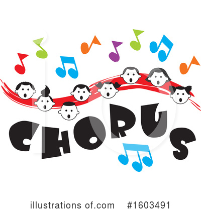 Singing Clipart #1603491 by Johnny Sajem