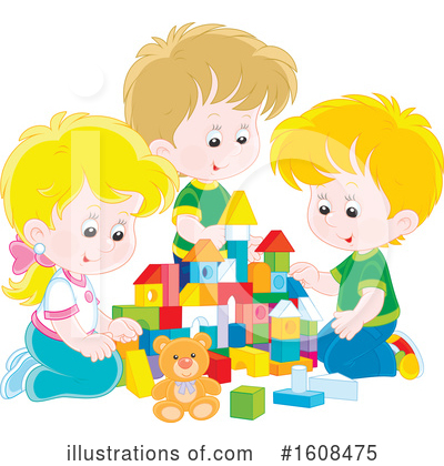 Royalty-Free (RF) Children Clipart Illustration by Alex Bannykh - Stock Sample #1608475