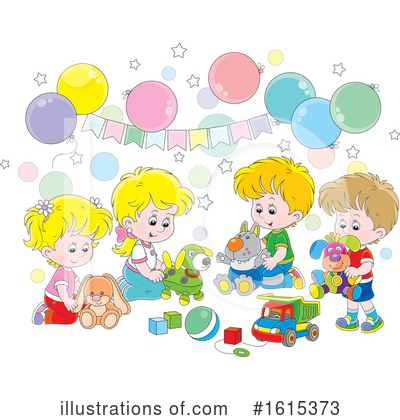 Royalty-Free (RF) Children Clipart Illustration by Alex Bannykh - Stock Sample #1615373