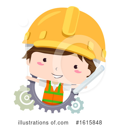 Construction Worker Clipart #1615848 by BNP Design Studio