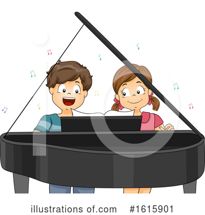 Piano Clipart #1615901 by BNP Design Studio