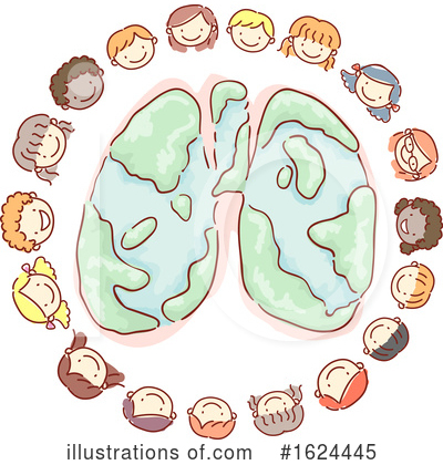 Lungs Clipart #1624445 by BNP Design Studio