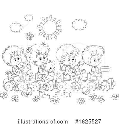 Royalty-Free (RF) Children Clipart Illustration by Alex Bannykh - Stock Sample #1625527