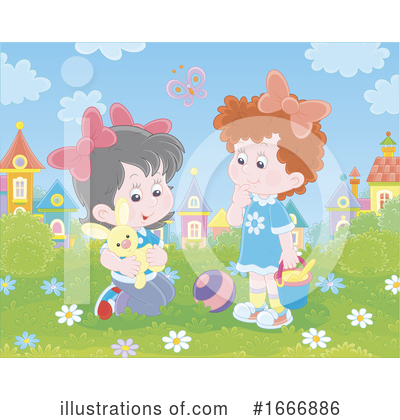 Royalty-Free (RF) Children Clipart Illustration by Alex Bannykh - Stock Sample #1666886