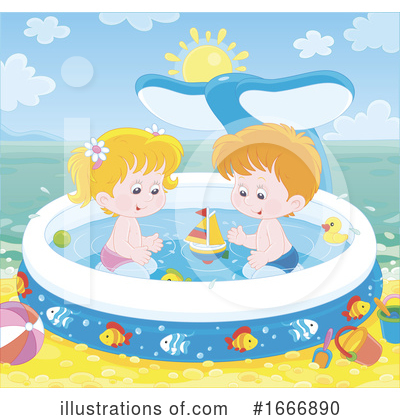 Royalty-Free (RF) Children Clipart Illustration by Alex Bannykh - Stock Sample #1666890