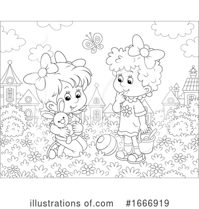 Royalty-Free (RF) Children Clipart Illustration by Alex Bannykh - Stock Sample #1666919