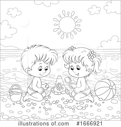 Royalty-Free (RF) Children Clipart Illustration by Alex Bannykh - Stock Sample #1666921