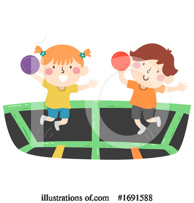 Dodgeball Clipart #1691588 by BNP Design Studio