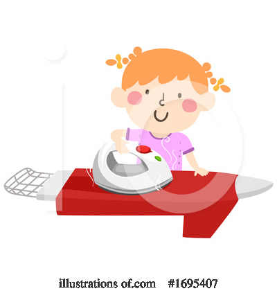 Ironing Clipart #1695407 by BNP Design Studio