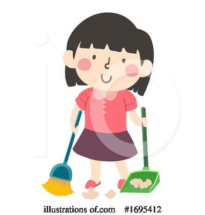 Sweeping Clipart #1695412 by BNP Design Studio