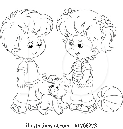 Royalty-Free (RF) Children Clipart Illustration by Alex Bannykh - Stock Sample #1708273